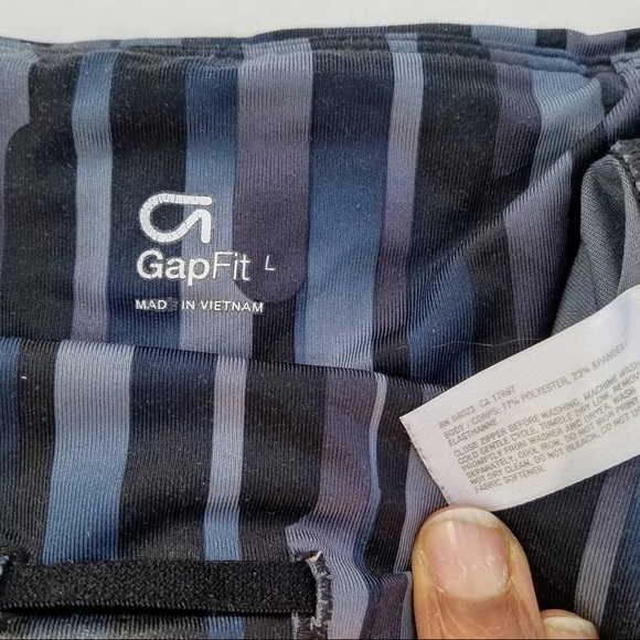 Black 1/4 Zip Pullover Top & Print Active Legging - Picture 7 of 8